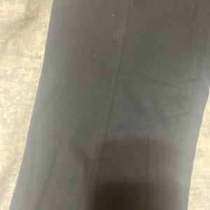 Theory black ankle zip pant womens size 6